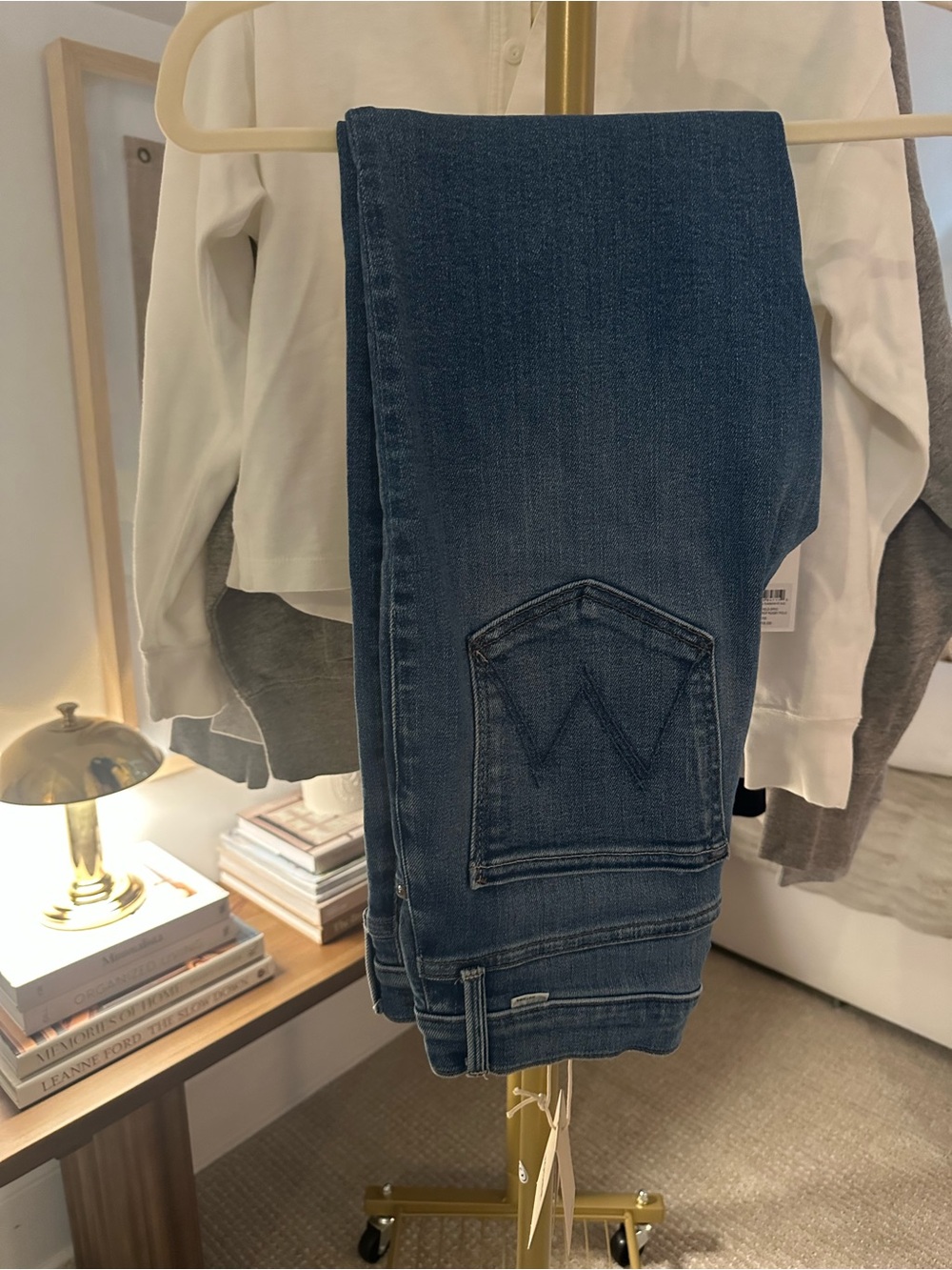 MOTHER The Tripper Ankle Jeans - Light Blue Wash - Picture 5 of 7